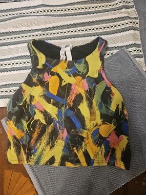 lululemon Wunder Train High Neck Racerback Tank Top Size 8